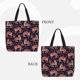 thumbnail image 2 of Easygdp Leopard Print Bolsa Tote para Mujer, Bolso de Hombro para Trabajo, Playa, Viajes, Compras y Supermercado, 2 of 7