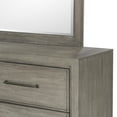 thumbnail image 3 of Ennesley Gray Wood 6 Drawers Dresser with Mirror, 3 of 8
