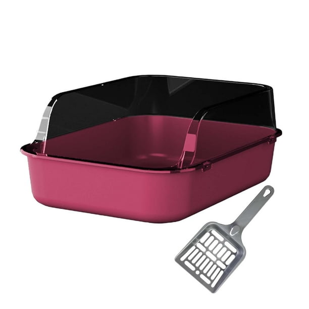 Caja de Arena para Gatos Strade Fareast Limited Inodoro Frontal Rebajado Rosa