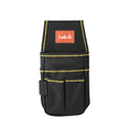 thumbnail image 1 of Bolsa Portaherramientas Profesional Cinturón Ajust 13 Compartimientos Lab.G Negro, Amarillo, 1 of 5