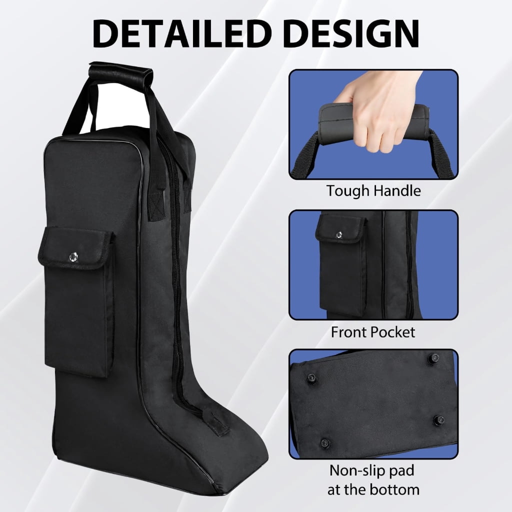 Portable Oxford Fabric Boot Storage Bag, Design for Travel and Shoe