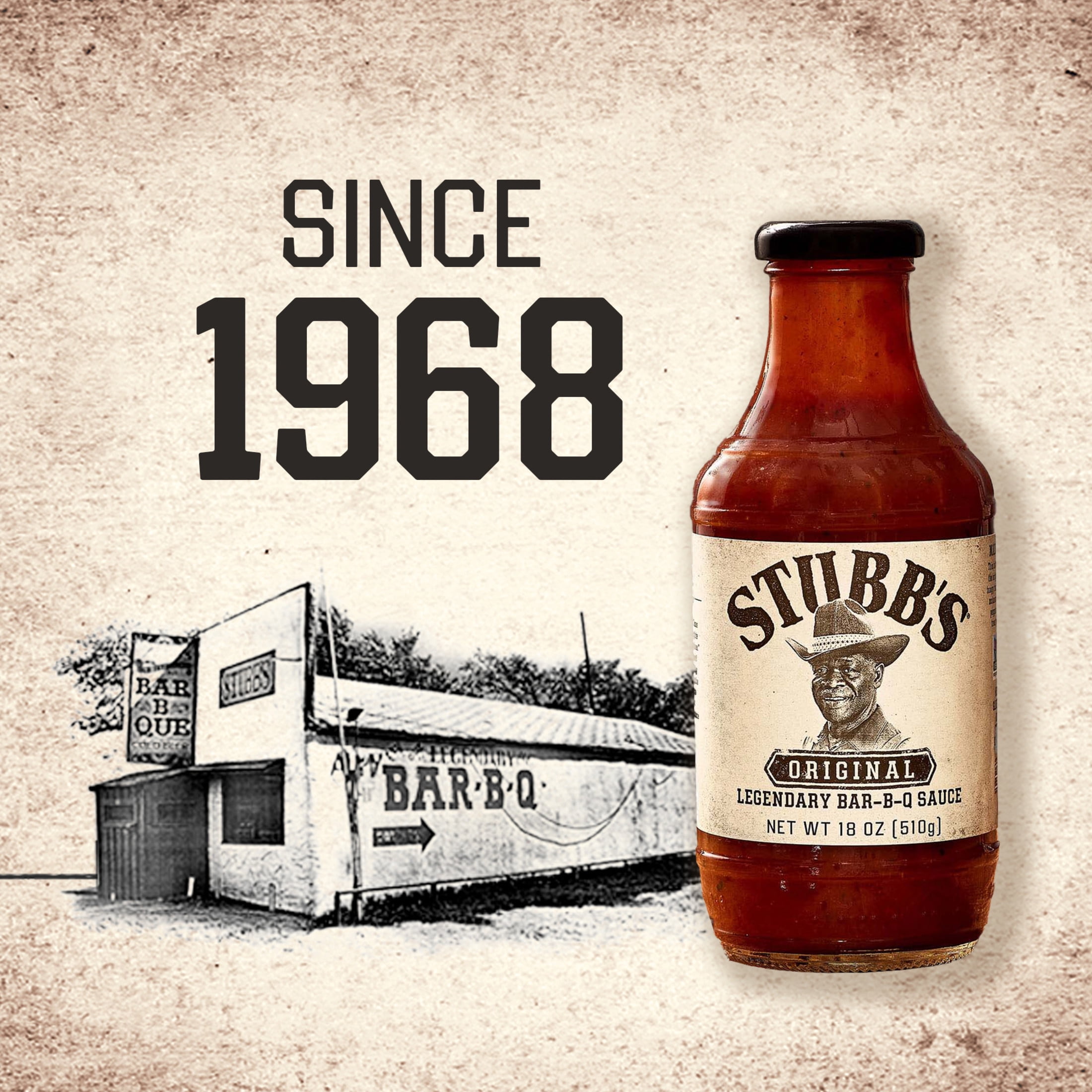 Stubb's Original Barbecue Sauce, 18.0 oz Bottle