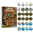 thumbnail image 3 of 24 Days Advent Calendar Christmas Countdown - Nature & Wildlife Theme Glass Ball Ornaments Set 2D,Daily Surprises for Kids & Adults,2025 Holiday Decor & Christmas Gift Idea, 3 of 6