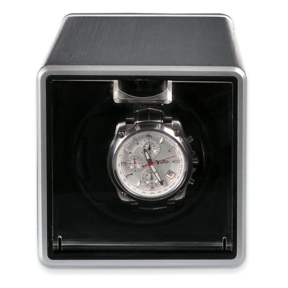 Rotations Silver Metal Single Watch Winder GM8460