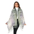 thumbnail image 3 of FORMRS Womens Scarf Winter Soft Long Big Warm Shawls Wrap Tassel Scarves, Purple Deer, 3 of 9