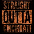 thumbnail image 3 of UGP Campus Apparel Straight Outta Cincinnati - Ohio Football Hometown Pride Hoodie - Medium - Black, 3 of 6