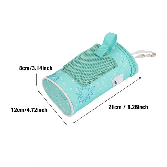 Haofy Calentador de Biberones Portátil USB Bolsa para Calentar Biberones Calefacción de Leche para Bebe Viaje EOTVIA No