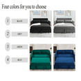 thumbnail image 5 of 55 Inch 3-in-1 Adjustable Loveseat Sleeper Sofa Bed with USB Ports, Convertible Pull Out Sofa Bed for Small Space, 2 Lumbar Pillows & Side Pockets, Living Room Bedroom, Blue, 5 of 7
