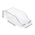 thumbnail image 2 of Stackable Plastic Food Storage Bins - Refrigerator Organizer With Handles For Pantry  Fridge  Freezer  Kitchen  Countertops  Cabinets - Clear Can Organizer, 2 of 6