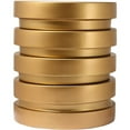 thumbnail image 6 of Meridian Furniture Levels Brushed Gold Round End Table, 6 of 7