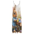 thumbnail image 4 of Easter Bunnies Rabbits Sleeveless Dress Women's Luxury Party Dress Birthday Dresses for Women, 4 of 7
