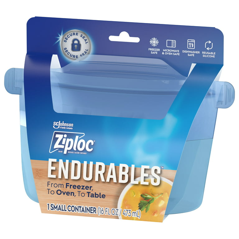 Ziploc Endurables Pouch and Containers Variety Pack, Reusable Silicone Bags  and Food Storage Meal Prep Containers for Freezer, Oven, and Microwave