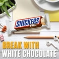 thumbnail image 6 of SNICKERS White Chocolate Singles Size Candy Bars 1.41-Ounce (Pack of 24), 6 of 8