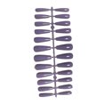 thumbnail image 3 of Seitruly 24 piezas de barniz para uñas postizas, cubierta completa Extra larga, puntas de uñas artificiales, suministros de manicura, accesorios para Arte de uñas gris Seitruly CE012051-09, 3 of 6