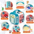 thumbnail image 4 of SIfdSeng Cute Toys Baby Toys Baby Activity Cube Toys Gifts for 1 2 3 Year Old Boys Girls Kids Toddlers Learning Educational Toys Baby Musical Toys for Toddlers Kindergarten Toys Bulk, 4 of 7