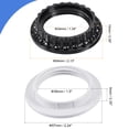 thumbnail image 2 of Uxcell E26/E27 Light Socket Rings Lamp Shade Holder Adapter Ring 6Pcs Black 6Pcs White, 2 of 5