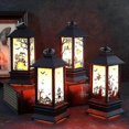 thumbnail image 3 of 2 Pieces Of Halloween Simulation Flame Lamp Small Oil Lamp Decoration Props Bar Scene Layout Desktop Decoration, 3 of 5
