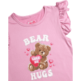 thumbnail image 3 of dELiA*s Girls Nightgowns Ruffle Trim Short Sleeve Pajama Sleep Dress with Hair Scrunchie 2 Pack, 3 of 7
