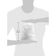 thumbnail image 3 of Plasticplace Trash Bags, Compatible with simplehuman Code B (200 Count) White Drawstring Garbage Liners 1.6 Gallon / 6 Liter, 12.5" x 15.5", 3 of 8