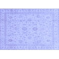 thumbnail image 1 of Ahgly Company Machine Washable Indoor Rectangle Oriental Blue Traditional Area Rugs, 7' x 10', 1 of 4