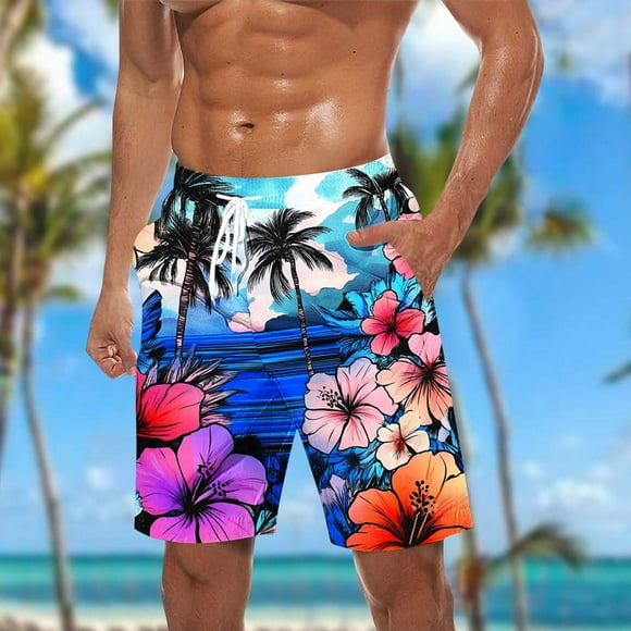 Weiqiqre Mens Gym Shorts Swim Trunks Quick Dry Bathing Suit Lightweight Swimming Shorts