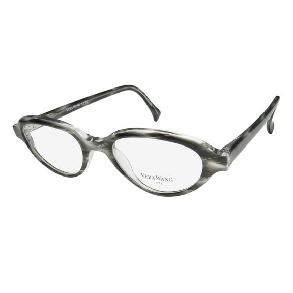 VERA WANG Eyeglasses HARLOWE Gray Crystal 44MM