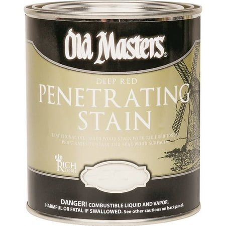 Old Masters 44316 Penetrating Stain, 0.5 pt, Rich Mahogany