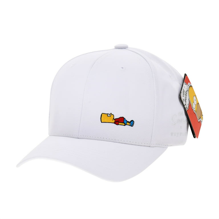 WITHMOONS The Lying Simpsons Cap Down Bart Comics HL1716 (White) Simpson Ball