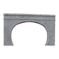 thumbnail image 2 of MERIGLARE 2 Pieces Railroad Tunnel Portal Model N Scale Train Structure Accessory Gypsum DIY Mountain Cave Tunnels Railway Track Tunnel Entrance Micro Landscape Diorama suitable Without Slopes, 2 of 6