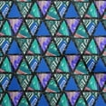 thumbnail image 1 of oneOone Cotton Jersey Blue Fabric Geometric Tropical Texture Sewing Fabric By The Yard Printed Diy Clothing Sewing Supplies 58 Inch Wide, 1 of 4
