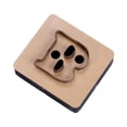 thumbnail image 2 of Troquel de corte de cuero, modelo portátil, resistente, hecho a mano, plantilla de madera. B, 2 of 9