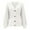 White, variant on Vedolay Sweaters for Women Knit Zip Cardigan Sweater with Pockets Green,S