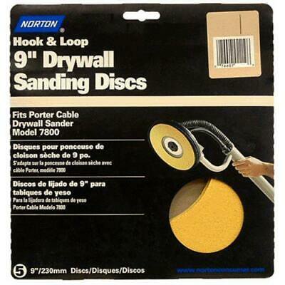 

1unit Norton 02463 Hook & Loop Drywall Sanding Discs 9 x5