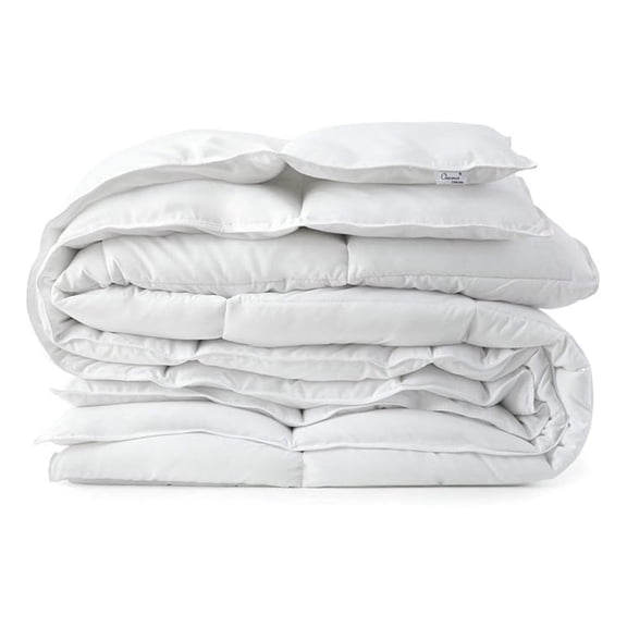 Light Warmth White Down Comforter Duvet Insert, Oversized King Size