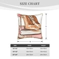 thumbnail image 2 of KLL Stylish High Heels On Books Decorative Throw Pillow Covers Velvet Soft for Couch Sofa Bedroom Living Room Outdoor (No pillow core)- 18"x18", 2 of 5