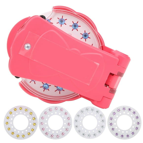 Ensemble Blinger Ultime, Gemmes Blinger Jeu d'Imitation Machine à Cheveux Jouet Kit de Décoration pour Cheveux avec Strass Bricolage Machine à Coller Outil de Coiffage pour Coiffage/sacs à Main/sacs/chaussures