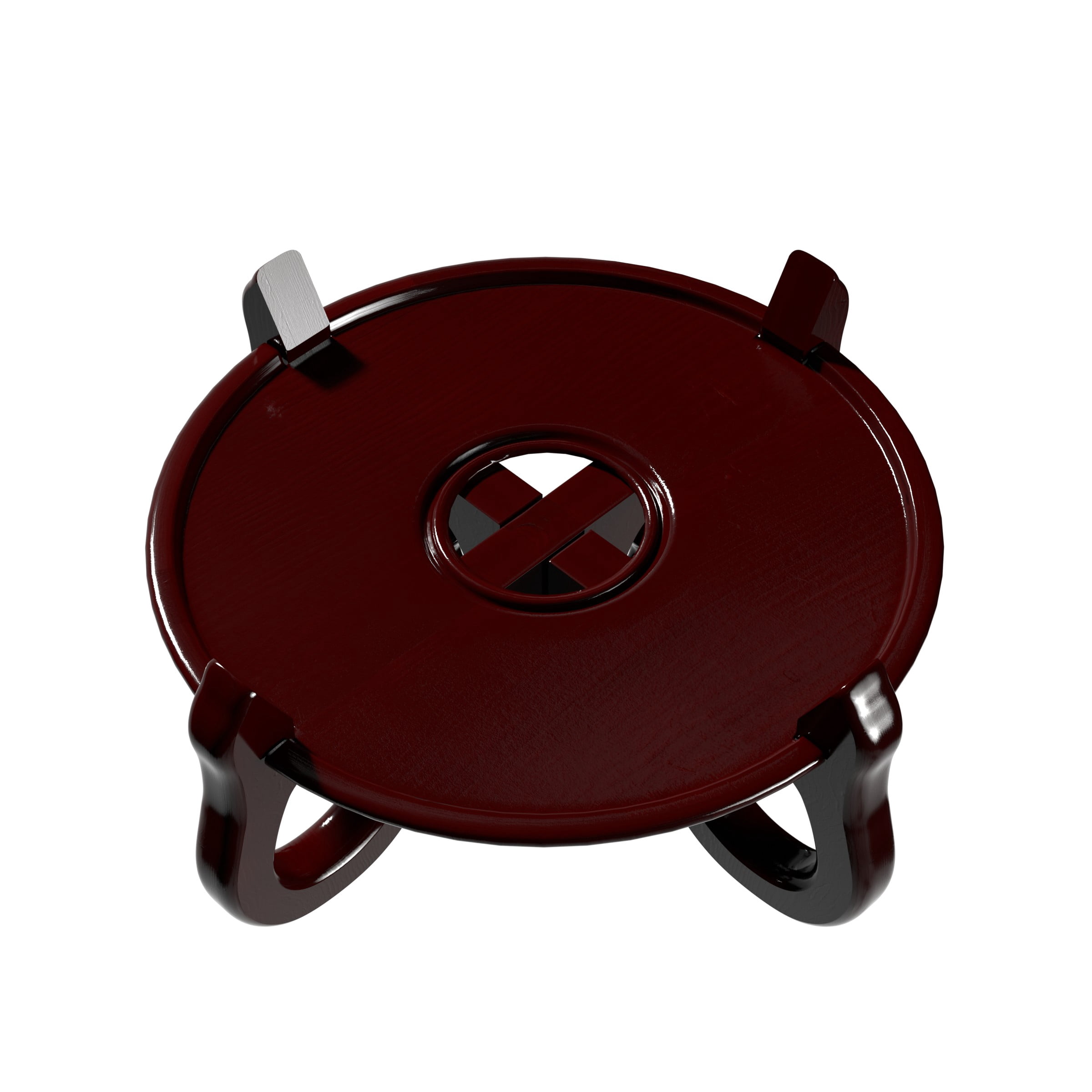 Red Lantern Fishbowl Cross Stand - Size 10.5 in. Base Diameter