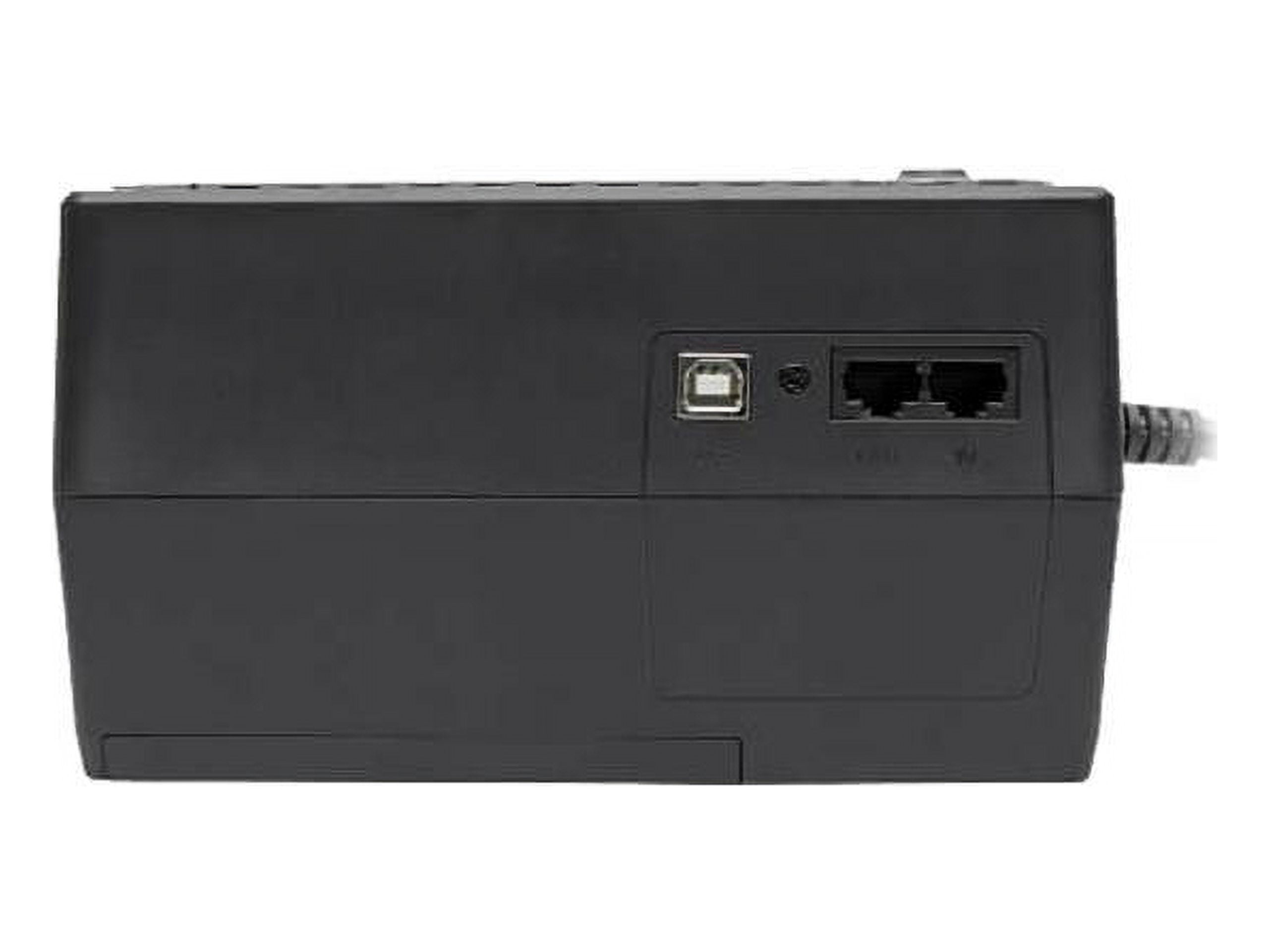 Tripp Lite Internet Office 120V 600VA 300W Standby UPS, Ultra-Compact Desktop, USB