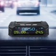 thumbnail image 3 of Car Solar Digital Clock With Lcd Time Date In-car Temperature Display For Outdoor Personal Car Part, 3 of 5