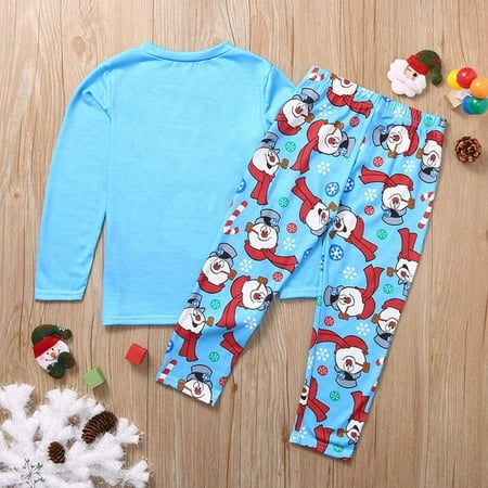 Matching Christmas PJs for Family, Xmas Sleepwear Holiday Pjs Snowman