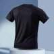thumbnail image 5 of Ceisia Men's Ice Silk Quick-Dry Crew Neck T-Shirt | Breathable Honeycomb Jacquard Short Sleeve Sports Tee Gifts, 5 of 6