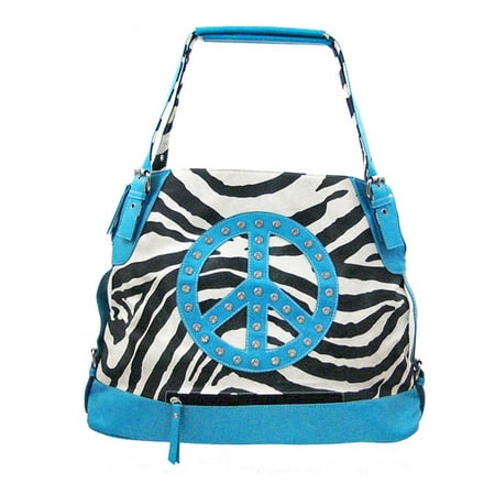 Print Bucket Handbag - Black / White Zebra Print Bucket Bag Purse