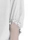 thumbnail image 4 of Camiseta de Cuello Redondo de Manga de Encaje de Color Sólido de Cinco Cuartos para las Mujeres, Camisetas de Manga de Encaje para las Mujeres Casual de Moda Primavera Verano, 4 of 6