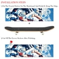 thumbnail image 2 of Football Skateboard Grip Tape Stickers Pack of Two - Emery Surface, PVC Backing, 8.8x32.6in/22.4x83 cm, 2 of 5