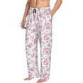 thumbnail image 6 of Honiee Rose Flowers for men - a sleek fusion of Straight Pajama Pants, versatile Lounge Pants, and cozy Sleepwear, all rolled into one-Medium, 6 of 6