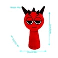 thumbnail image 2 of Peluche Sprunki Game Plush de 25 cm rojo para niños y adultos, 2 of 2