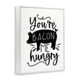 thumbnail image 3 of Stupell Industries You're Bacon Me Hungry White Framed Giclee Art, design by Lux + Me Designs, 3 of 8