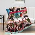 thumbnail image 6 of Custom Christmas Name Blanket for Kids Adults, Personalized Merry Christmas Elk Christmas Tree Fleece Throw Blankets, Christmas Customized Gifts for Family Friends Mom Dad Grandma Grandpa, 6 of 6