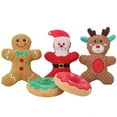 thumbnail image 5 of Plush Cute Donut Bread Toy Sounding Toy Christmas Series Bite Resistant Santa Elk Gingerbread Man Dog Supplies Chew Training Toy Pet Accessories Dog Throw Toys ELK, 5 of 8