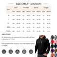 thumbnail image 3 of QHRMKOG Mens Sweatshirt Color Block Long Sleeve Sport Hoodies with Pockets Warm Fall Essentials Shirt Fashion Pullover Top Orange XL, 3 of 4